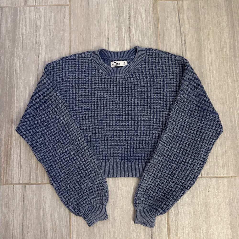 hollister waffle sweater